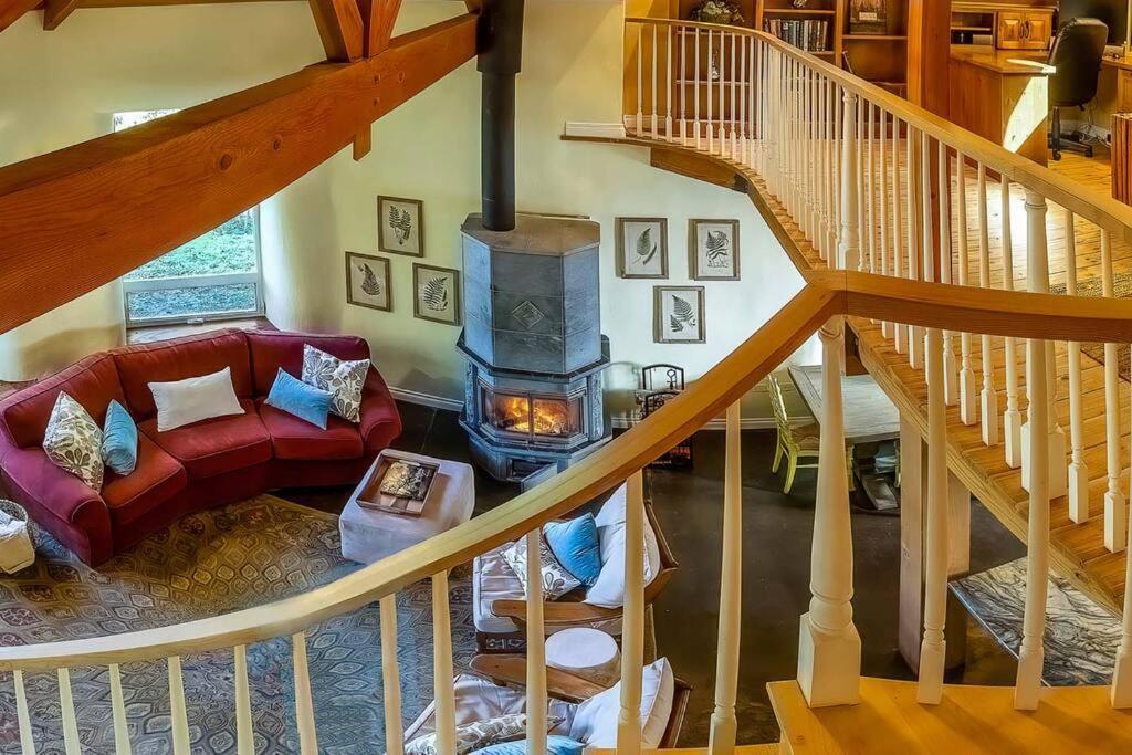 European Style Straw Bale Retreat Villa Ashland Eksteriør billede